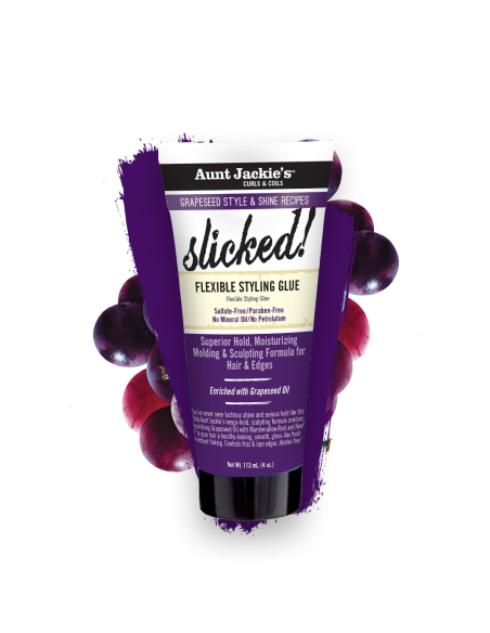 AUNT JACKIE'S GRAPESEED SLICKED 114gr. Flexible Styling Glue