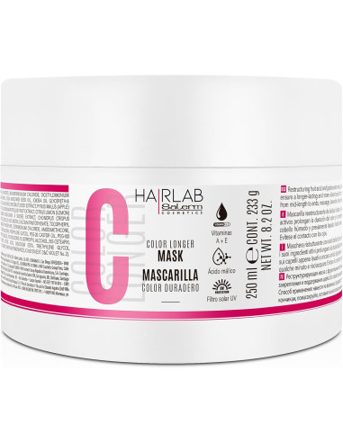 SALERM MASCARILLLA COLOR HAIRLAB 250ML.