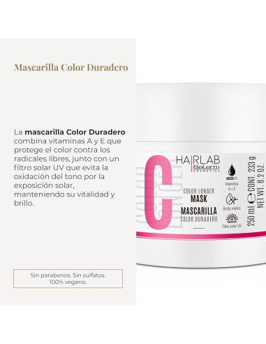 SALERM MASCARILLLA COLOR HAIRLAB 250ML.