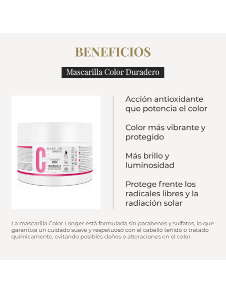 SALERM MASCARILLLA COLOR HAIRLAB 250ML.