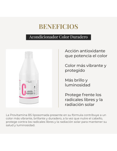 SALERM ACONDICIONADOR COLOR DURADERO HAIRLAB 600ML.