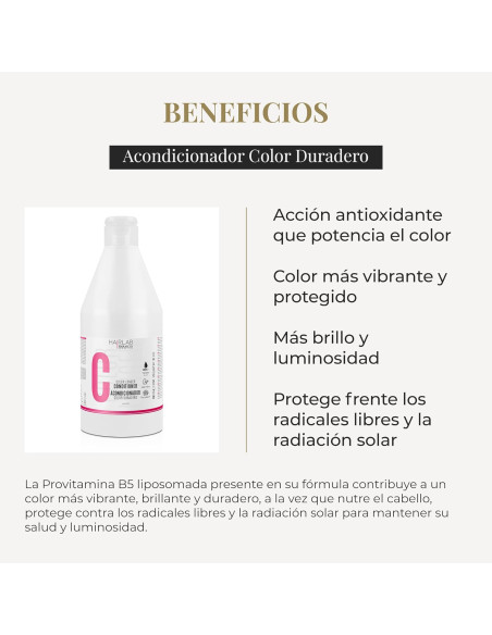 SALERM ACONDICIONADOR COLOR DURADERO HAIRLAB 600ML.