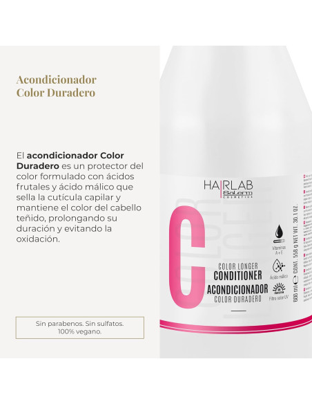 SALERM ACONDICIONADOR COLOR DURADERO HAIRLAB 600ML.