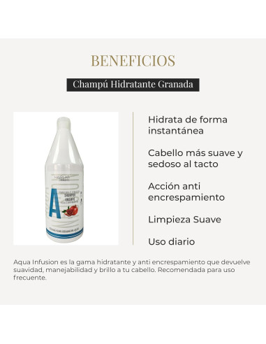 SALERM CHAMPU HIDRATANTE GRANADA-POMEGRANATE 1200ML