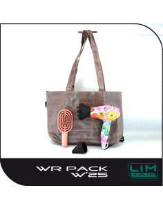 LIM HAIR SECADOR DE VIAJE WR 3.0 FLORES 1200W PACK Secador - Cepillo de cabello mini para viaje o gimnasio con bolsa