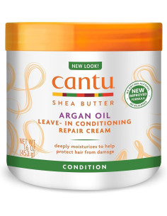 CANTU SHEA BUTTER LEAVE-IN CONDITIONING REPAIR CREAM ARGAN OIL453gr. 16oz.