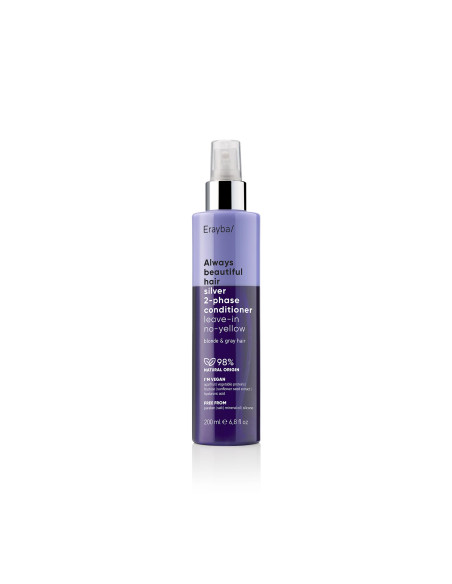 ERAYBA SILVER 2-PHASE CONDITIONER LEAVE-IN NO YELLOW 250ml. Abh/ Always beautiful hair