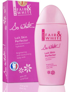 Fair and White Lait Skin Perfector So White 500ml. Lait eclaircissant hydratant