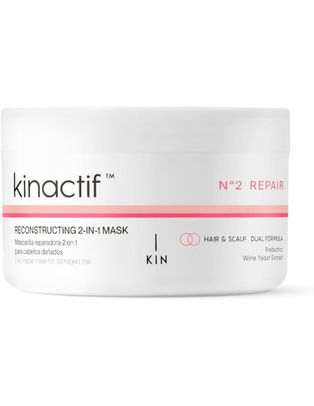 KIN COSMETICS KINACTIF Nº 2 REPAIR RECONSTRUCTING 2in1 MASK 200ML.