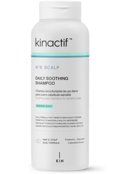 KIN COSMETICS KINACTIF Nº 8 SCALP DAILY SOOTHING SHAMPOO 300 ML
