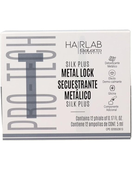 SALERM SILK PLUS METAL LOCK - SECUESTRANTE METÁLICO SILK PLUS 12X5ML