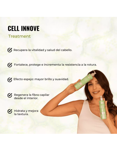 ABRILetNATURE CELL INNOVE BAIN SHAMPOO 250ML Fortificante y Rejuvenecedor con Células Madre Vegetales