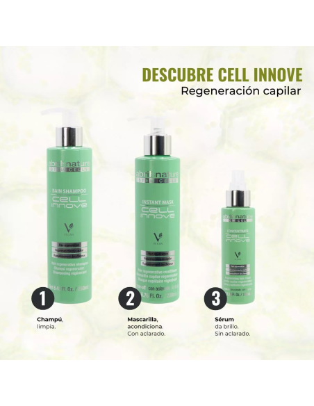 ABRILetNATURE CELL INNOVE BAIN SHAMPOO 250ML Fortificante y Rejuvenecedor con Células Madre Vegetales