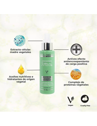 ABRILetNATURE CELL INNOVE SERUM PUNTAS ABIERTAS 100ML Fortificante y Rejuvenecedor con Células Madre Vegetales