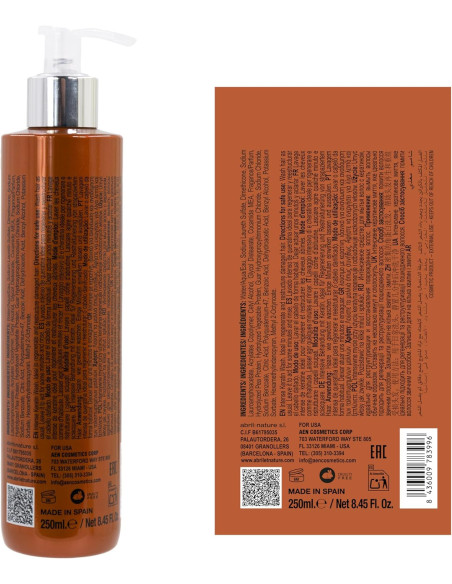 ABRILetNATURE KERATIN BAIN SHAMPOO 250ML Restaurador y Regenerador con Queratina ultra rápida