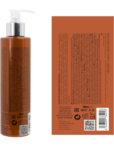 ABRILetNATURE KERATIN INSTANT MASK 200ML Restaurador y Regenerador con Queratina ultra rápida