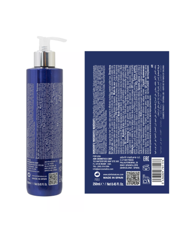 ABRILetNATURE PLATINUM SHAMPOO 250ML. matizador para cabello rubio y canas. Anti-amarillos