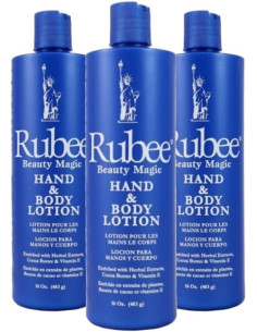 RUBEE HAND AND BODY LOTION 473ML. locion para manos y cuerpo