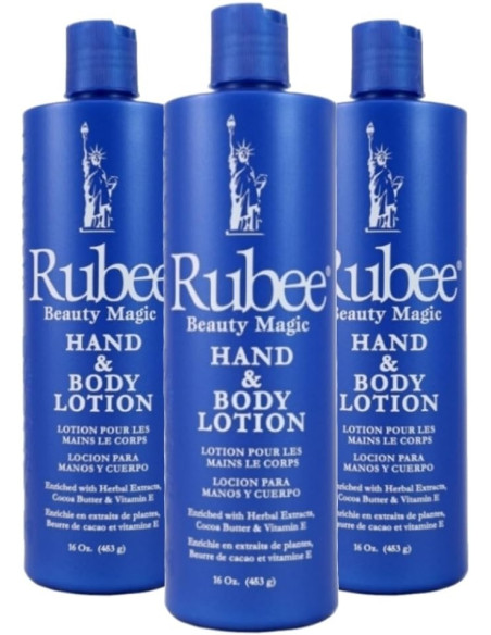RUBEE HAND AND BODY LOTION 473ML. locion para manos y cuerpo