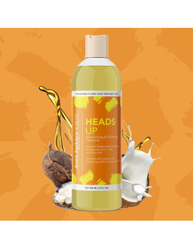 AUNT JACKIE'S GIRLS HEADPS UP SHAMPOO 355ml. Moisturizing & Softening