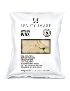 Beauty Image Standard Wax Blanco Cera Depilatoria discos 1 kgs.