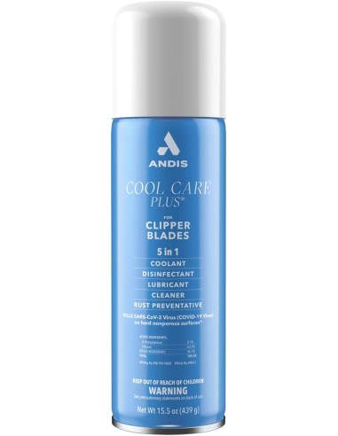 ANDIS COOL CARE PLUS CLIPPER BLADES DESINFECTANTE 439gr.