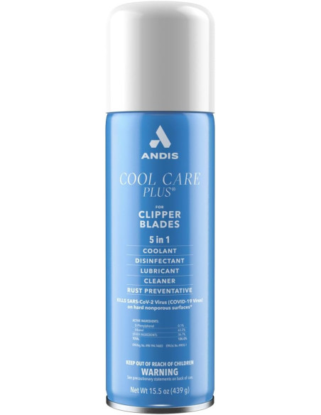 ANDIS COOL CARE PLUS CLIPPER BLADES DESINFECTANTE 439gr.