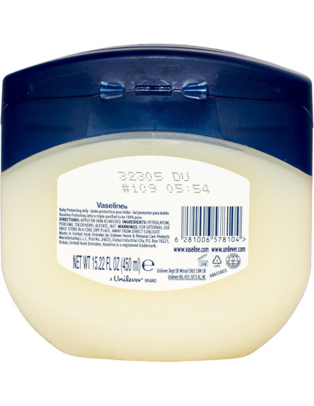 VASELINE BABY PROTECTING JELLY 450ML. PEDIATRICALLY APPROVED