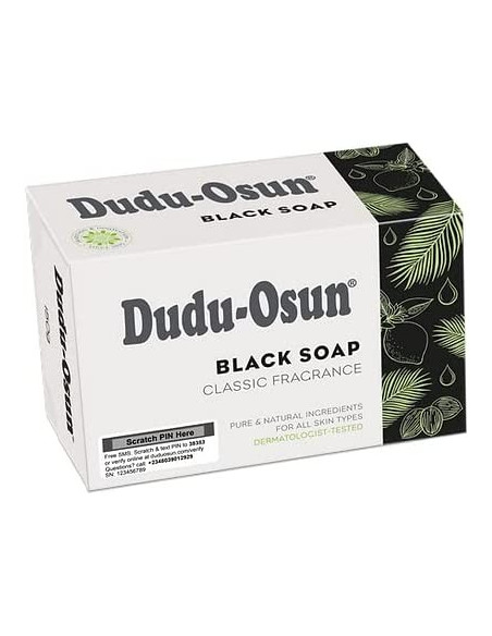 Dudu-Osun Black Soap 150ml. Tropical Naturals Jabon Negro Africano