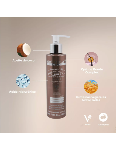 ABRILetNATURE CURLY CURL-DEFINER-GEL-CREAM-200ML CURLY DEFINITION