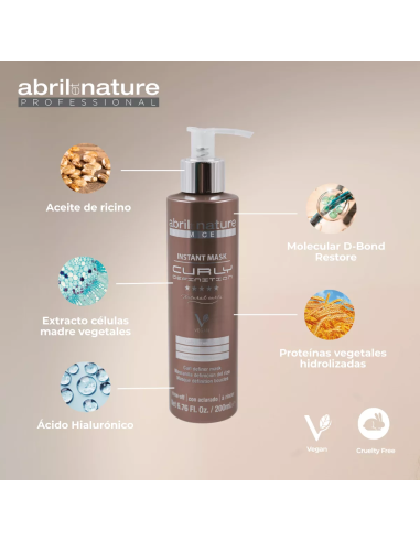 ABRILetNATURE CURLY INSTANT MASK CURL DEFINER 200ML DEFINITION