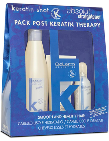 SALERM KERATIN SHOT PACK KIT D'ENTRETIEN