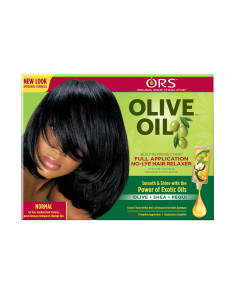 ORS OLIVE OIL KIT NORMAL NO-LYE HAIR RELAXER BUILT-IN PROTECTION 2