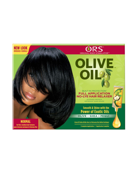 ORS OLIVE OIL KIT NORMAL NO-LYE HAIR RELAXER BUILT-IN PROTECTION