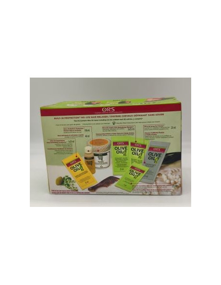 ORS OLIVE OIL KIT EXTRA STRENGTH  NO-LYE HAIR RELAXER BUILT-IN PROTECTION