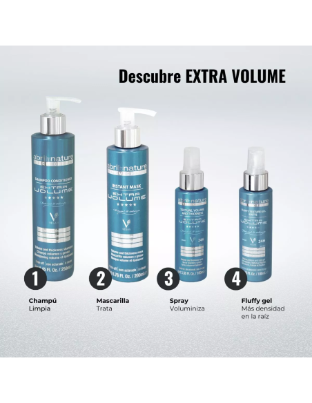 ABRILetNATURE EHTRA VOLUME SHAMPOING-CONDITIONER 250ML