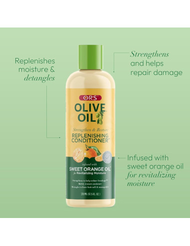 ORS REPLENISHING CONDITIONER OLIVE OIL SWEET ORANGE OIL 473 ML