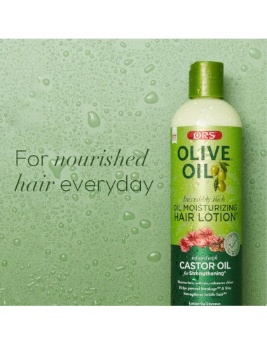 ORS OIL MOISTURIZING HAIR LOTION CASTOR OIL 370ML