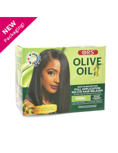 ORS OLIVE OIL KIT NORMAL NO-LYE HAIR RELAXER BUILT-IN PROTECTION