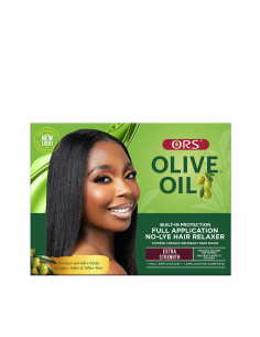 ORS OLIVE OIL KIT EXTRA STRENGTH  NO-LYE HAIR RELAXER BUILT-IN PROTECTION
