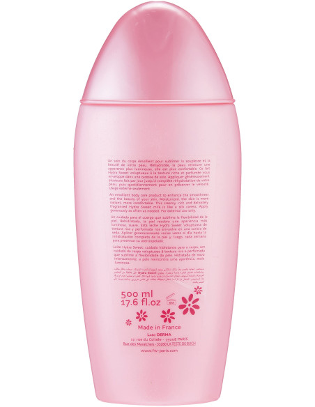 FAIR AND WHITE LAIT HYDRA SWEET SO WHITE 500ml. CUIDADO CORPORAL HIDRATANTE