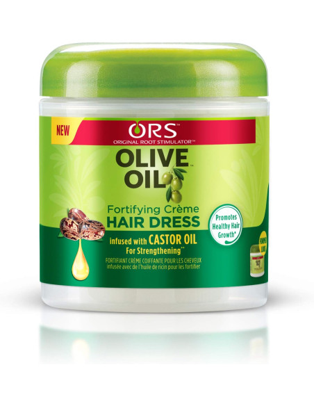ORS OLIVE OIL FORTIFYING CRÈME HAIR DRESS CASTOR OIL 170 GR. 6 OZ.