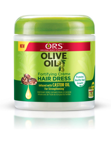 ORS OLIVE OIL FORTIFYING CRÈME HAIR DRESS CASTOR OIL 227 GR. 8 OZ.