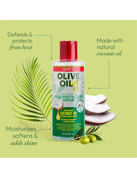 ORS OLIVE OIL HEAT PROTECTION HAIR SERUM 177ML