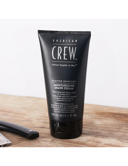 AMERICAN CREW MOISTURIZING SHAVE CREAM SHAVING SKINCARE 150ml. 5.1oz.
