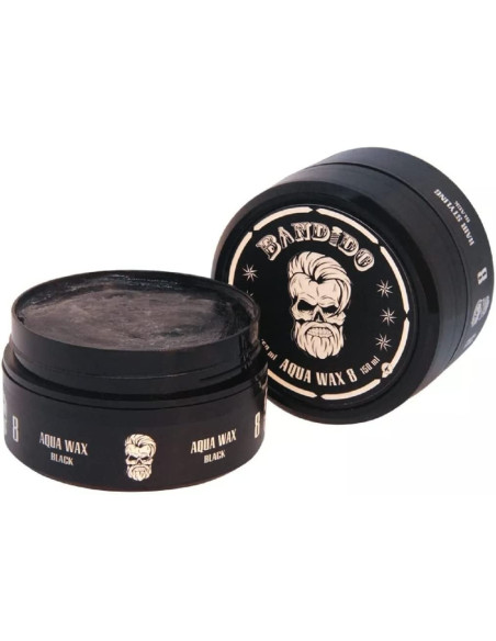 Bandido Aqua 8 Wax Black  150ml Maximum Hold PACK 3 Unid.
