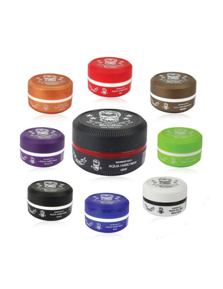 Bandido Aqua 8 Wax Black  150ml Maximum Hold PACK 3 Unid.