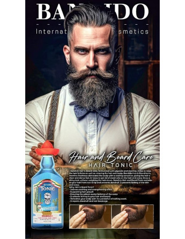 Bandido Tónico para el cabello azul, 250 ml
