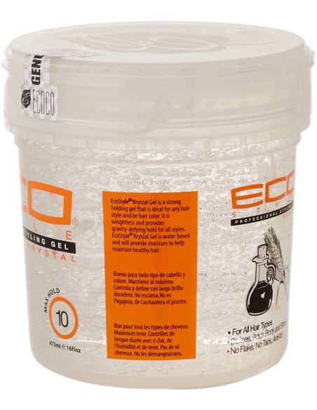 ECO STYLER STYLING GEL KRYSTAL 473ml. For All Hair Types