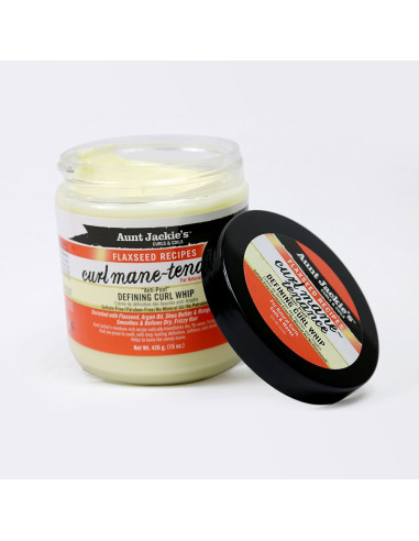 AUNT JACKIE'S CURL MANE-TENANCE 426gr. 15oz. FLAXSEED RECIPES Defining Curl Whip